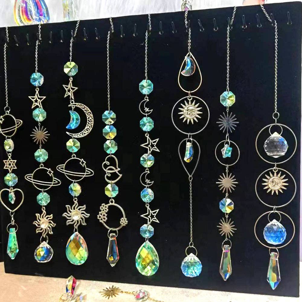 Simple Moon Crystal Ball Suncatcher