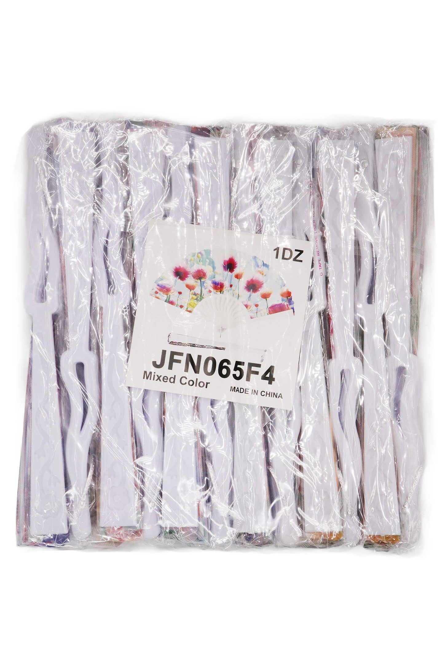 Flower Garden Folding Fan