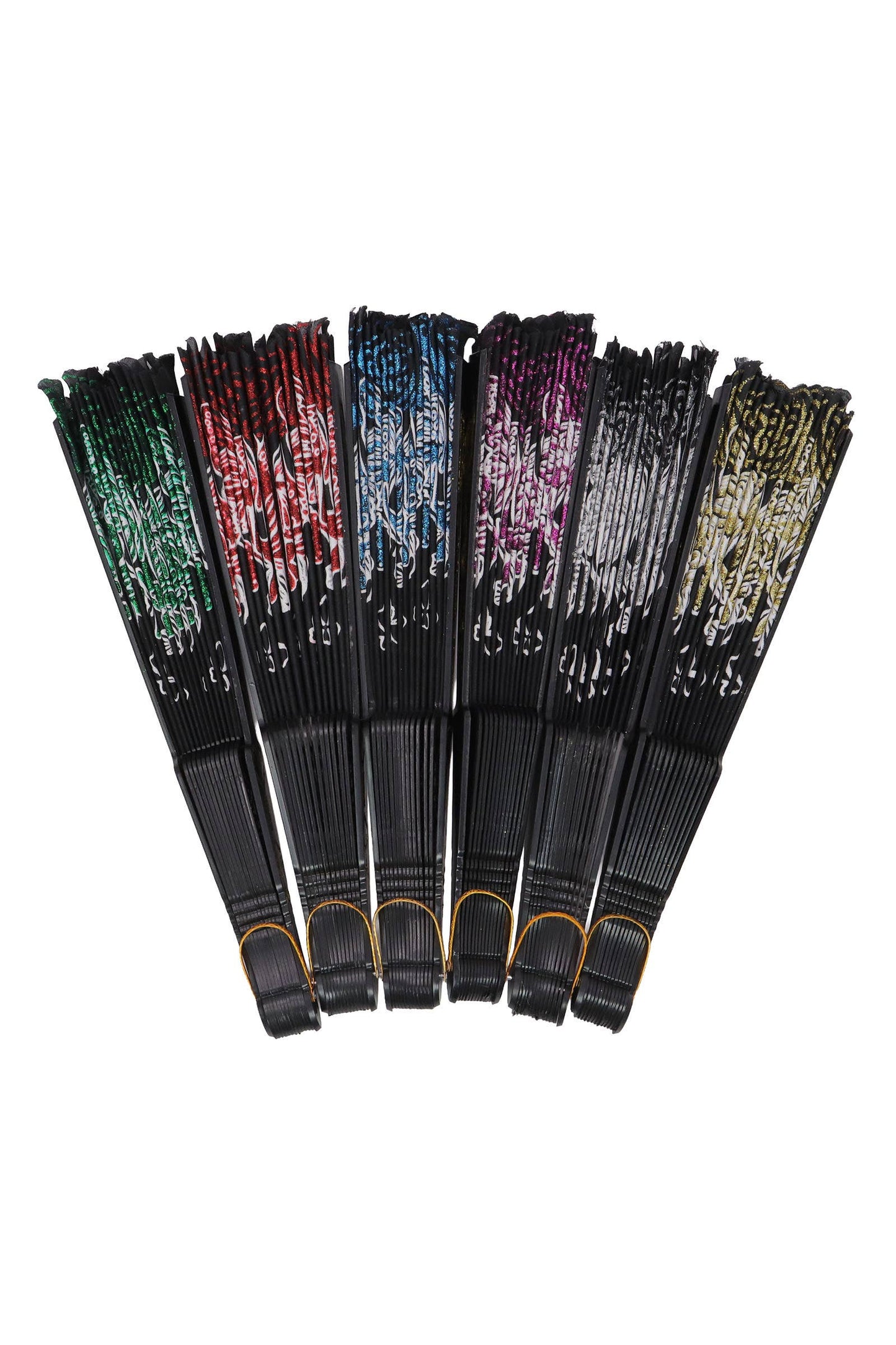 Butterfly Floral Glitter Handheld Folding Fan
