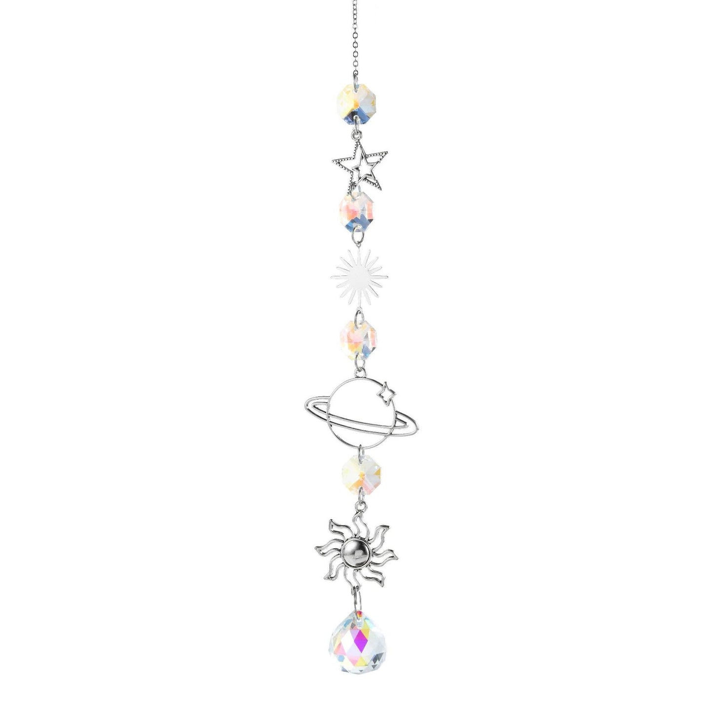 Simple Moon Crystal Ball Suncatcher