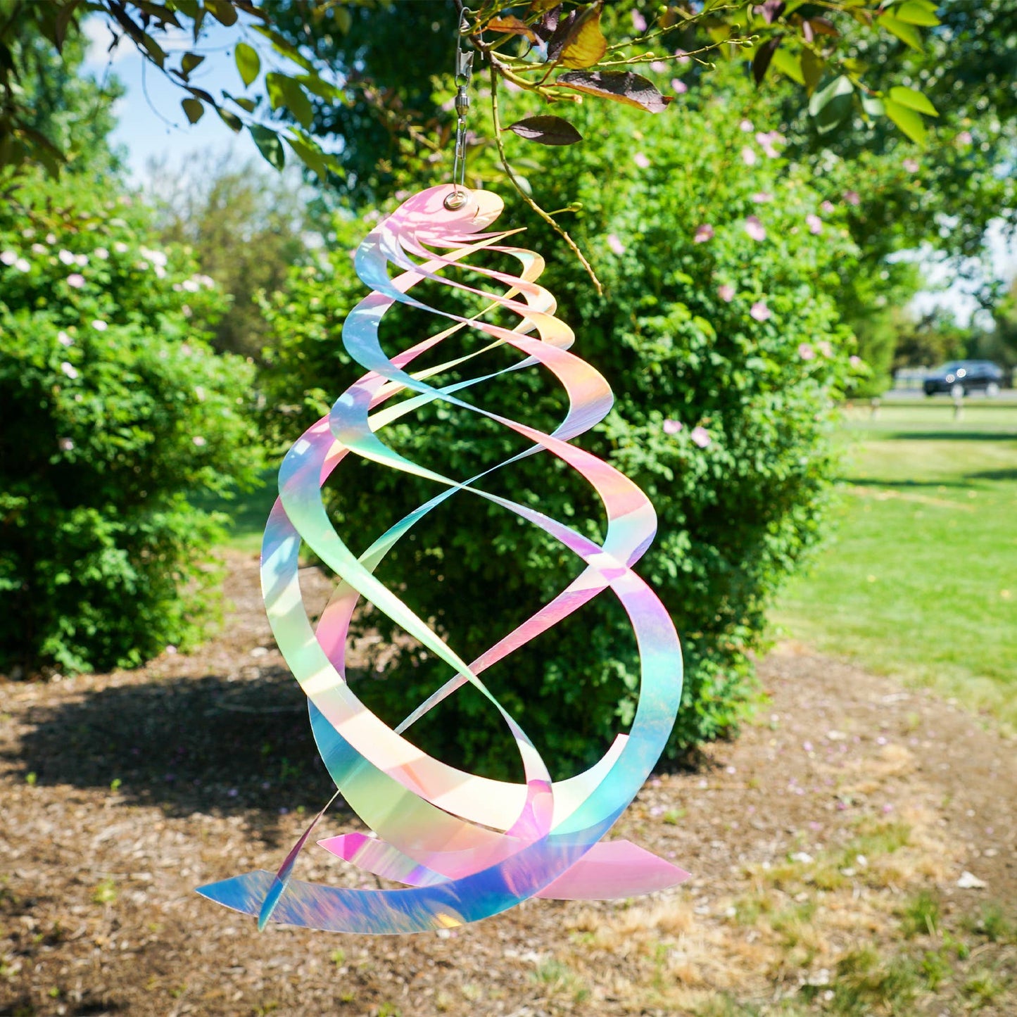 Striped Iridescent Crystal Spinner