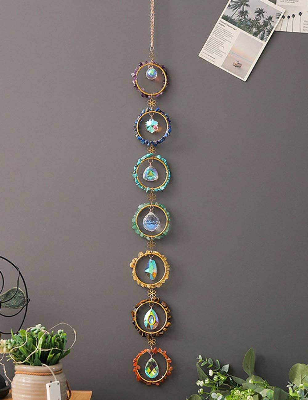 Colorful Crystal Dream Catcher