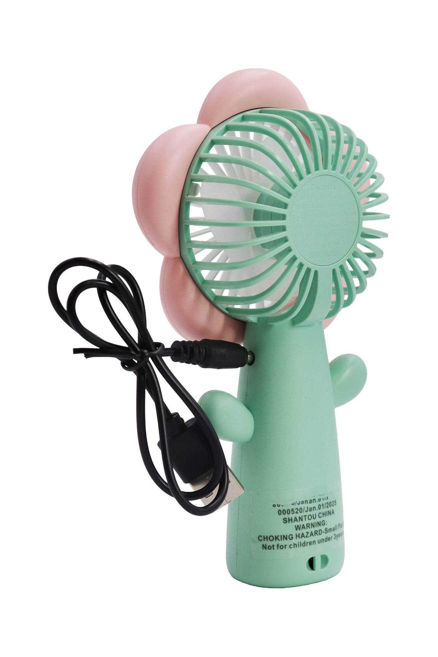 Flower Petal Handheld Fan