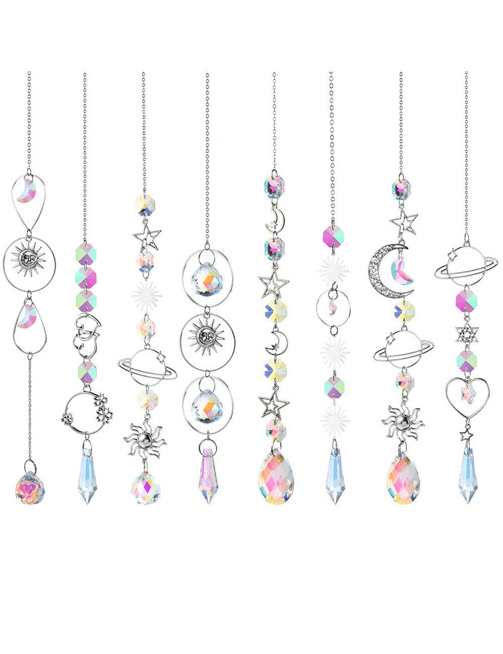 Simple Moon Crystal Ball Suncatcher