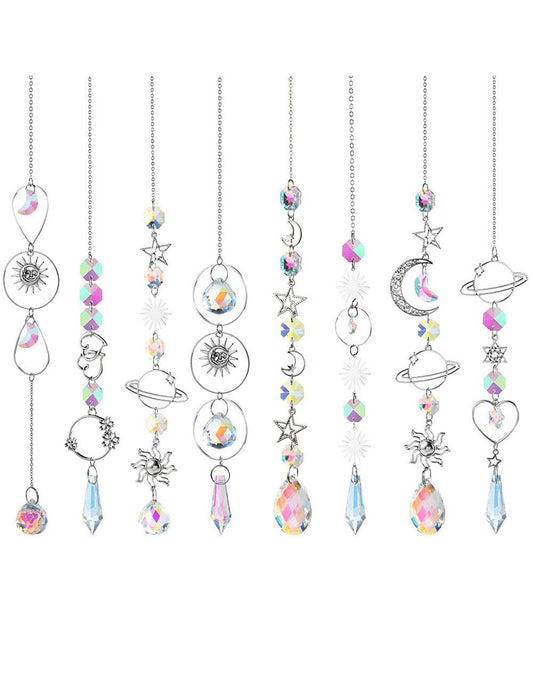 Simple Moon Crystal Ball Suncatcher