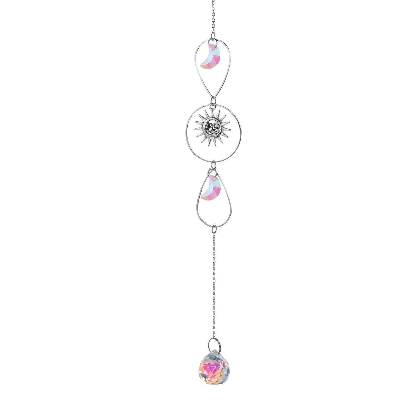 Simple Moon Crystal Ball Suncatcher