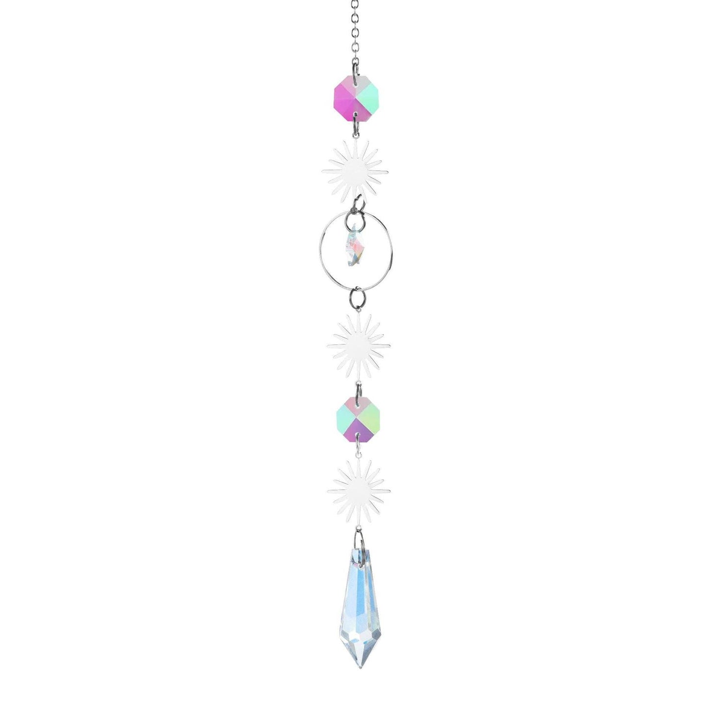 Simple Moon Crystal Ball Suncatcher