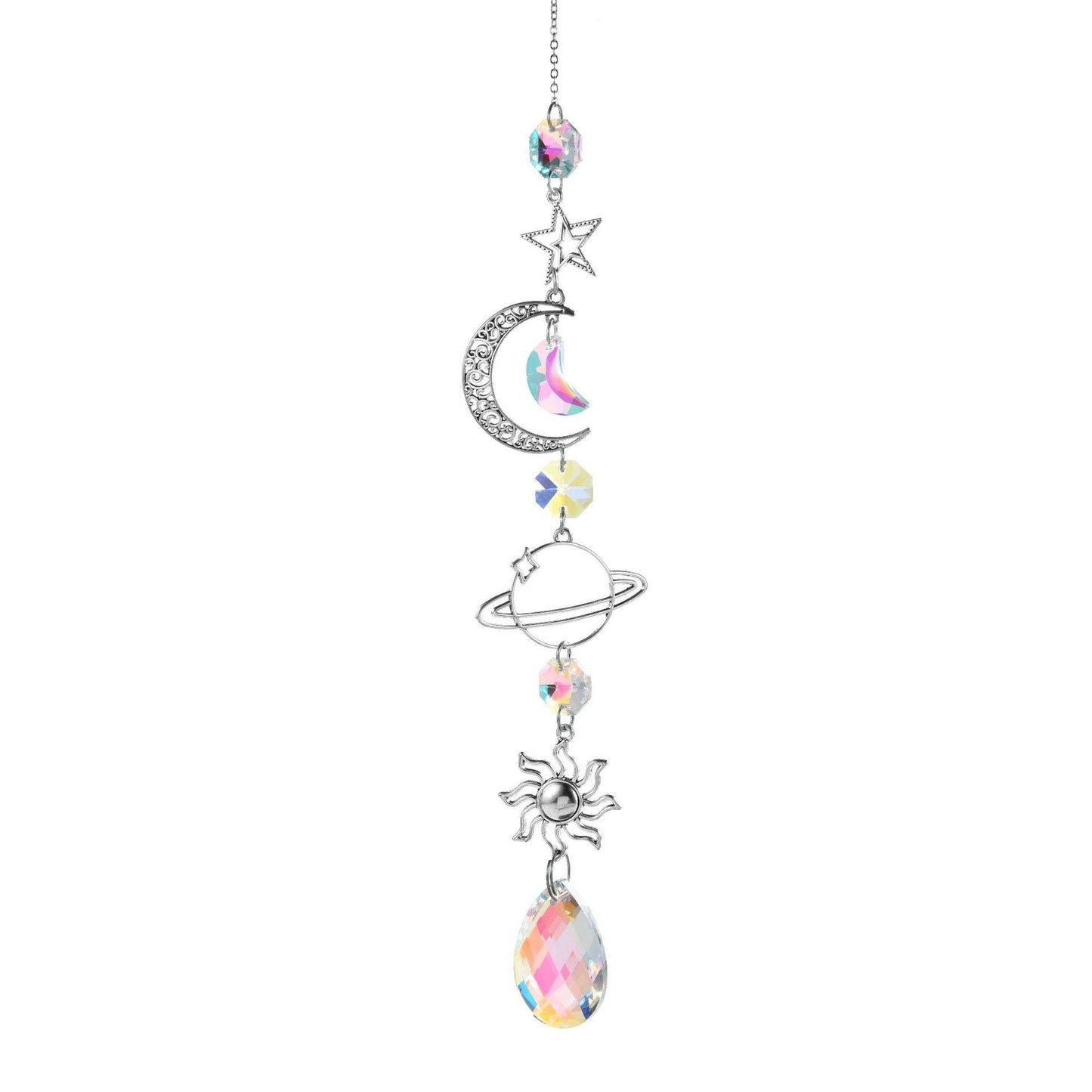Simple Moon Crystal Ball Suncatcher