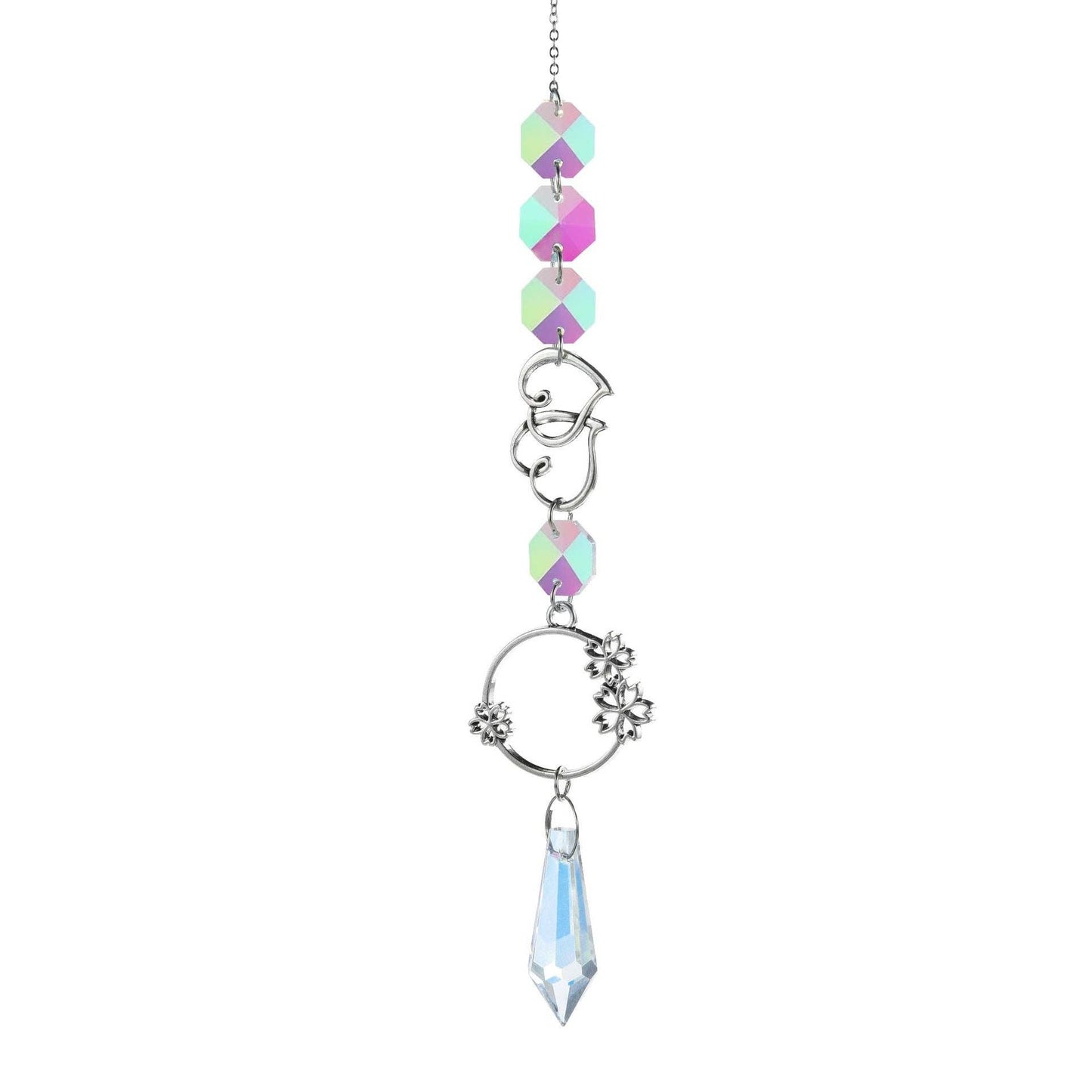Simple Moon Crystal Ball Suncatcher