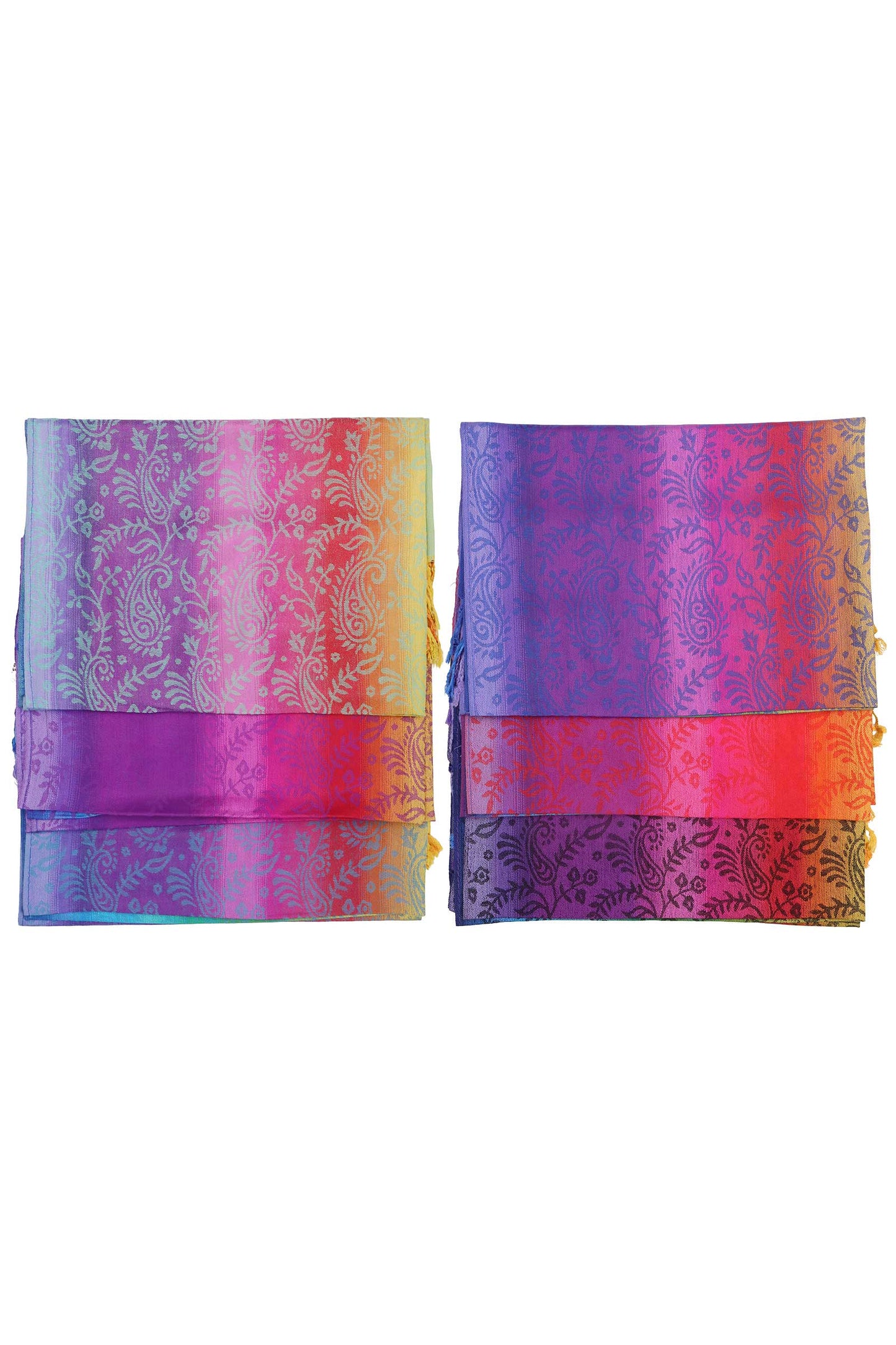 Rainbow Ombre Shawl