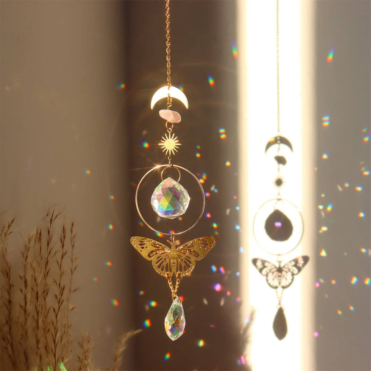 Butterfly Crystal Suncatcher