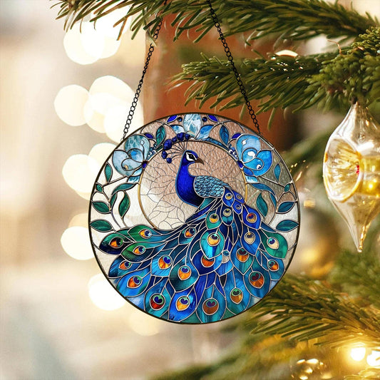 Peacock Stained Glass