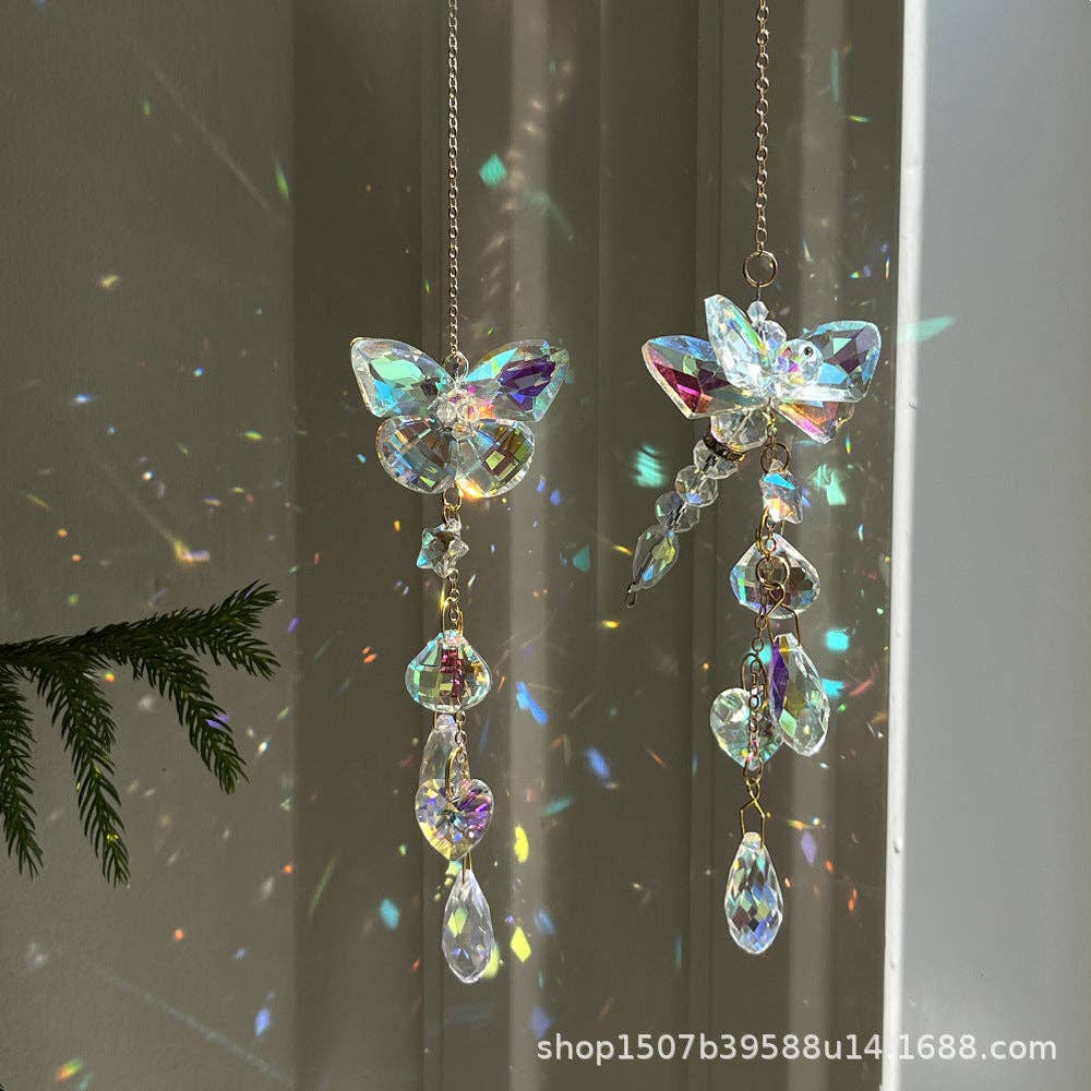 Butterfly Crystal Suncatcher