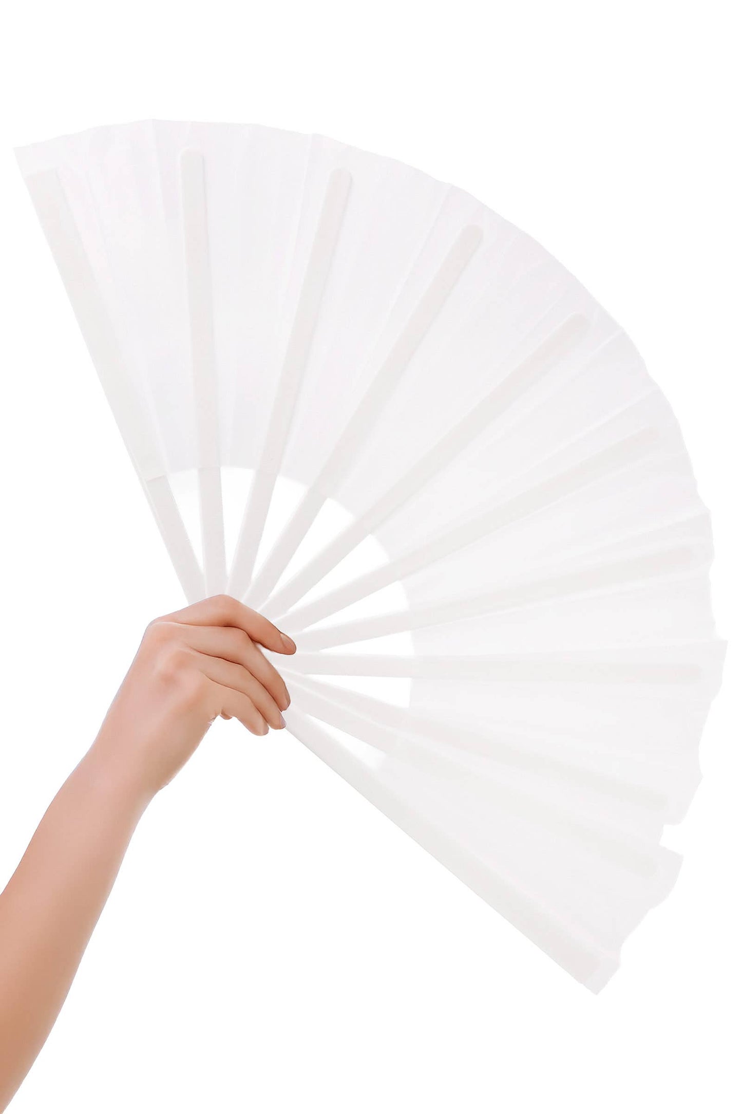 Solid Line Dance Folding Fan