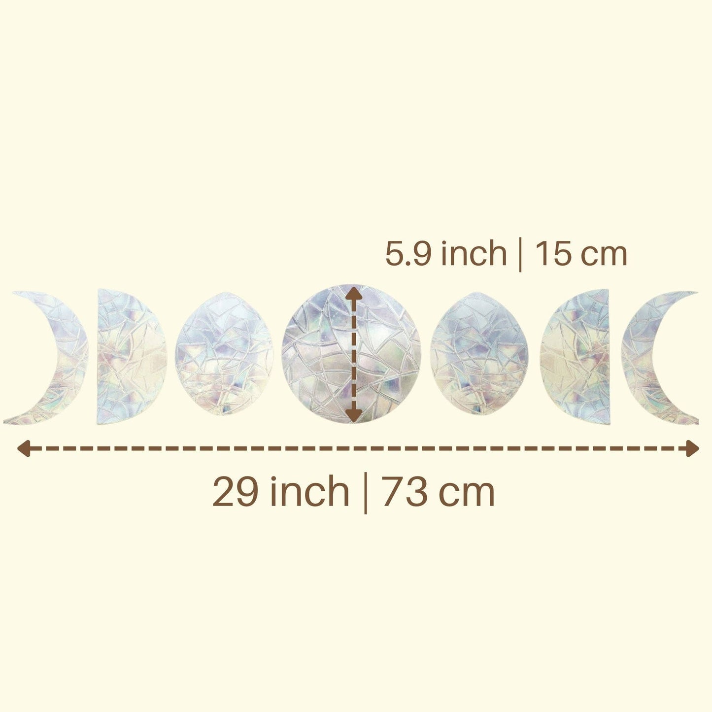 Moon Phase Suncatcher Window Cling