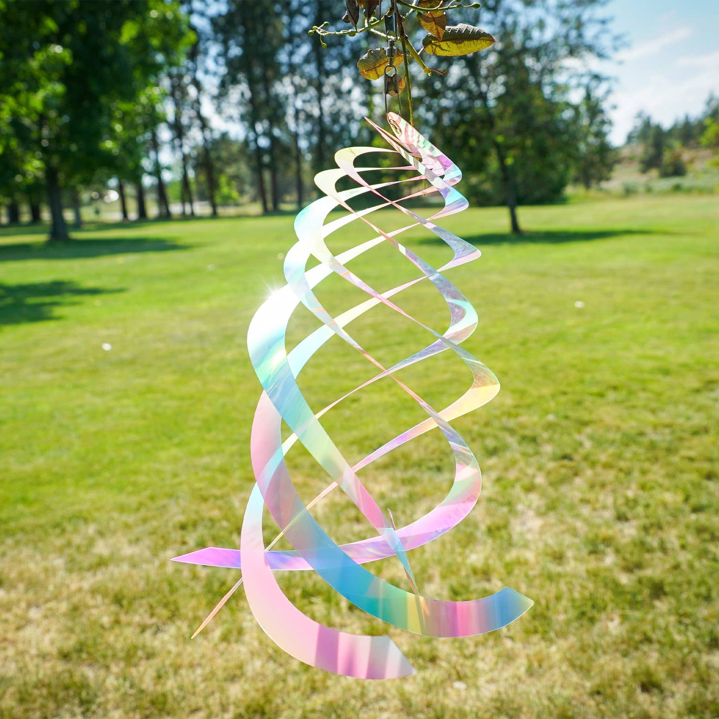 Striped Iridescent Crystal Spinner