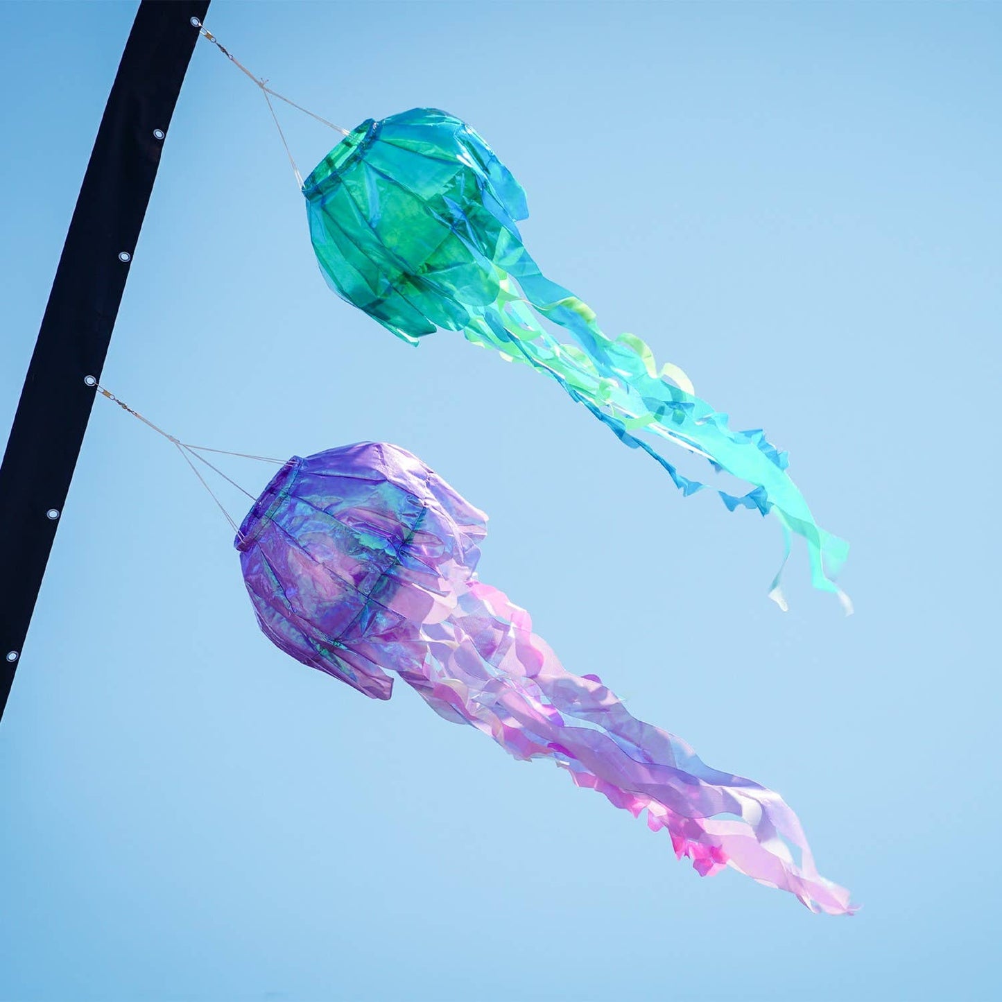 40-inch Purple Iridescent Jellyfish Windspinner