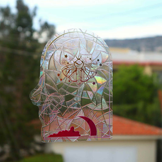 Sun&Moth Suncatcher Window Cling