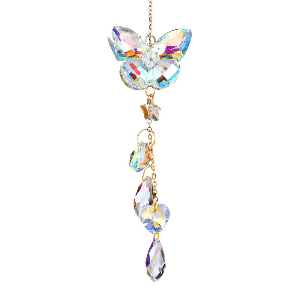 Butterfly Crystal Suncatcher