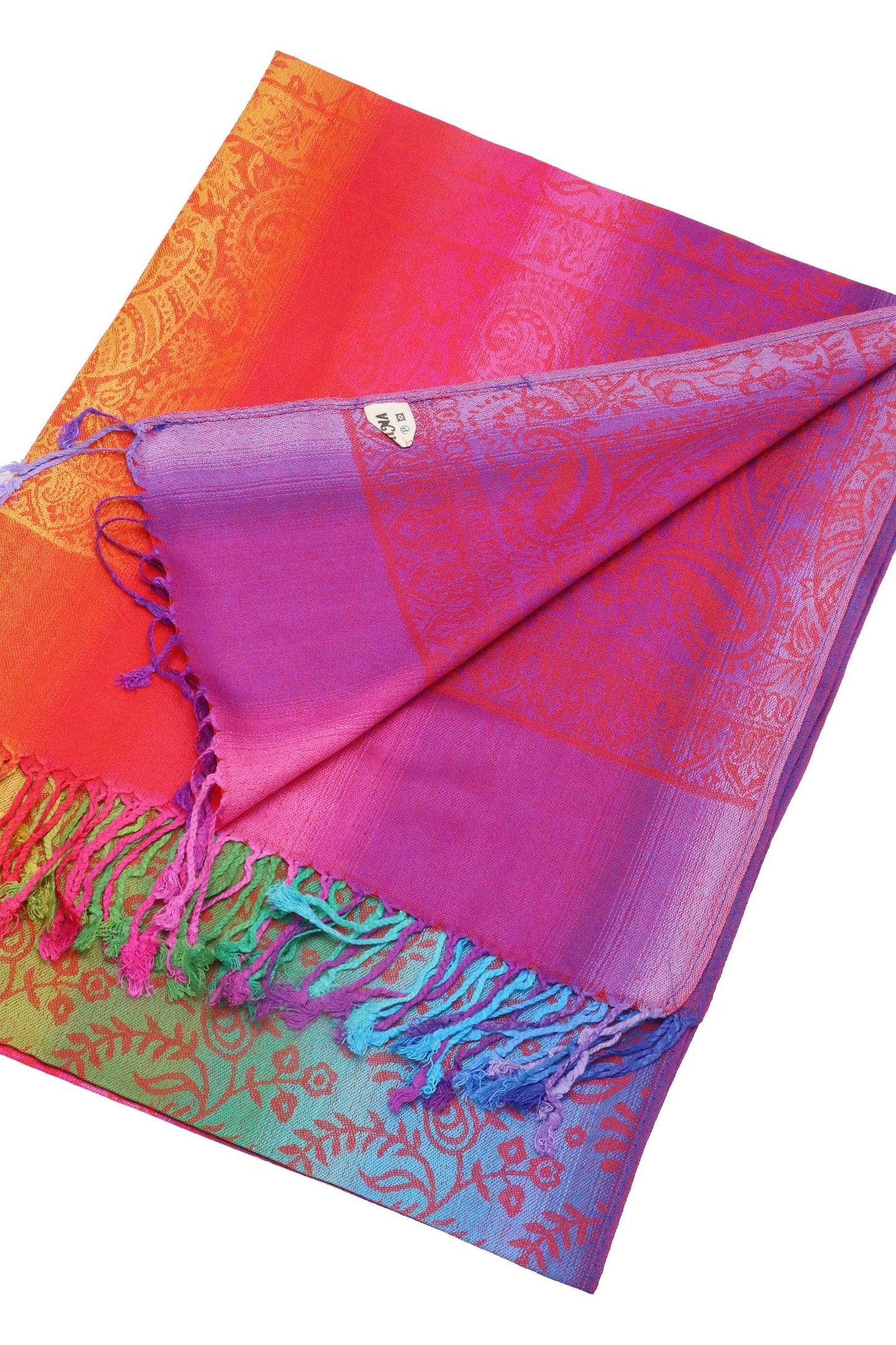 Rainbow Ombre Shawl