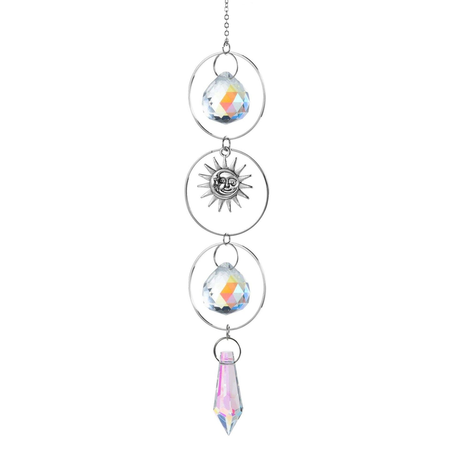 Simple Moon Crystal Ball Suncatcher