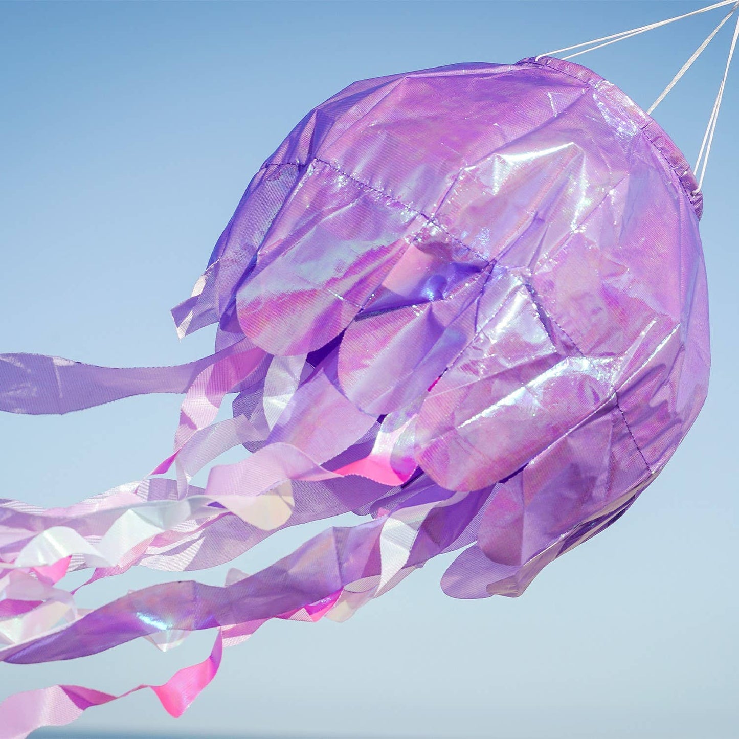 40-inch Purple Iridescent Jellyfish Windspinner