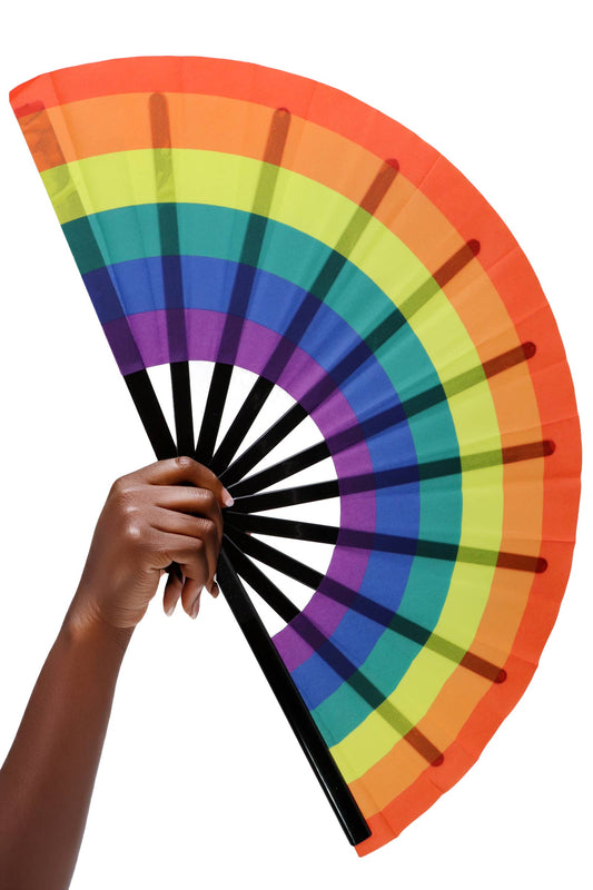 Large Rainbow Fan
