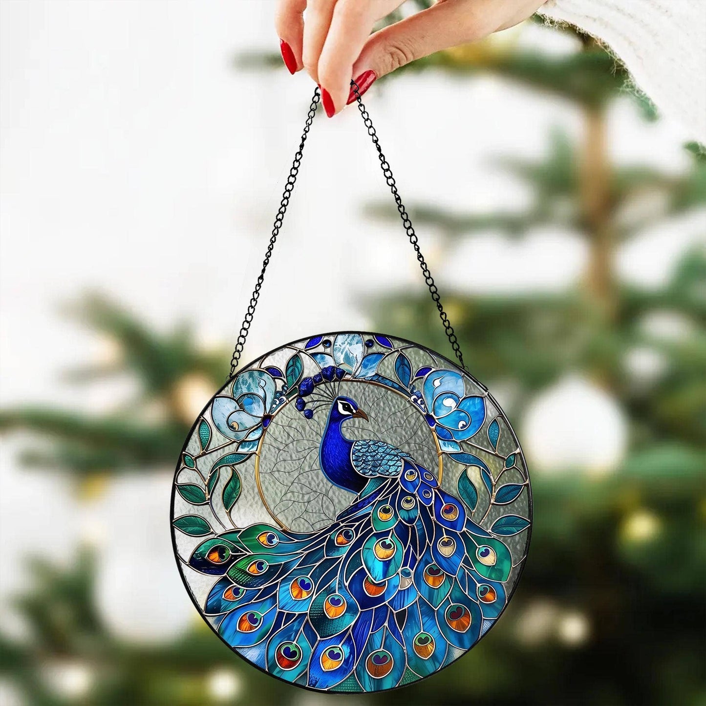 Peacock Stained Glass
