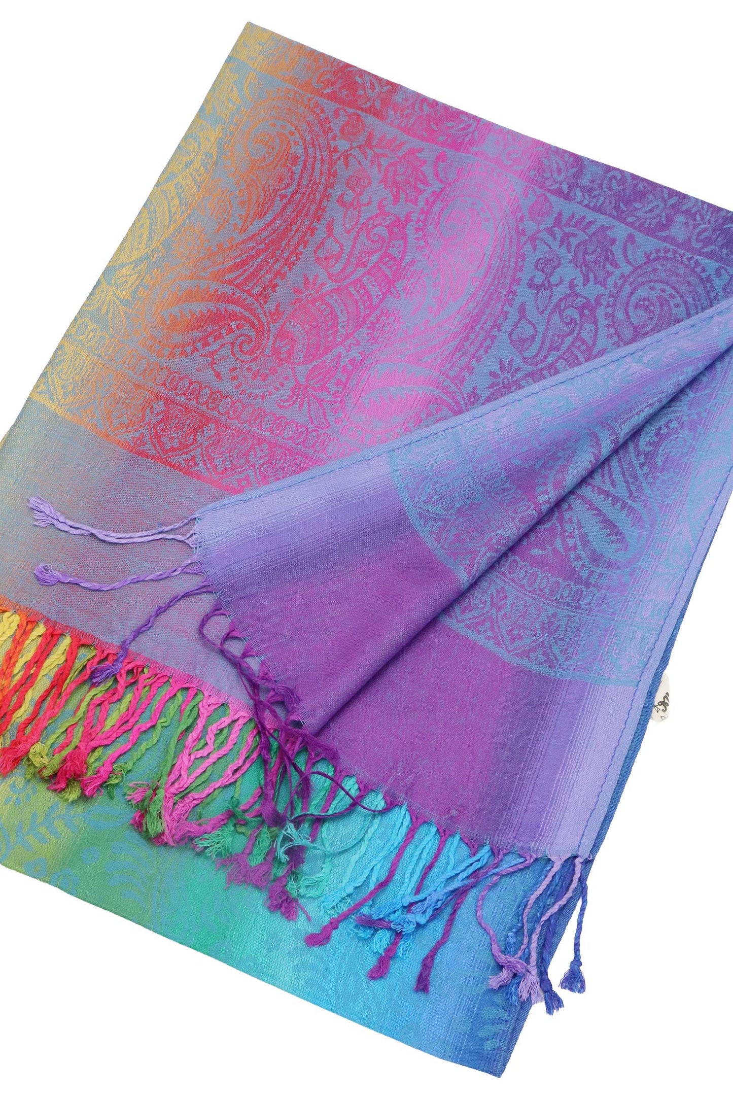 Rainbow Ombre Shawl
