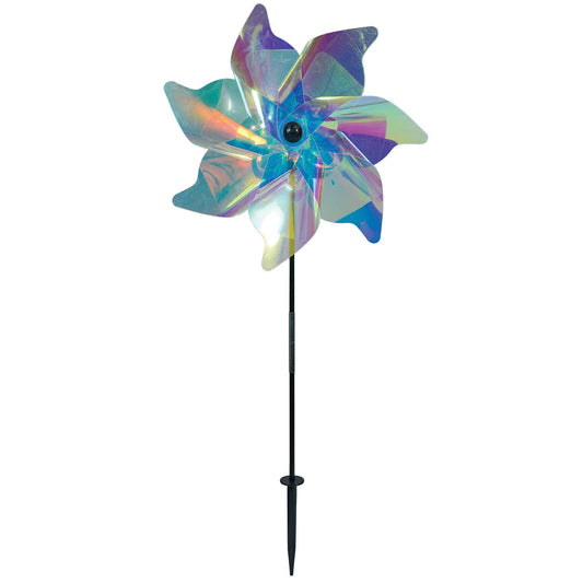 18" Iridescent Pinwheel Spinner