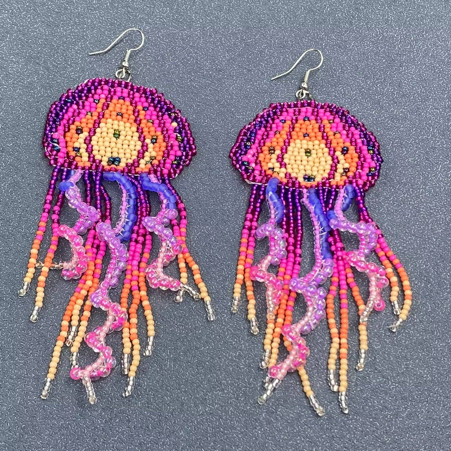 Colorful Jellyfish Earrings