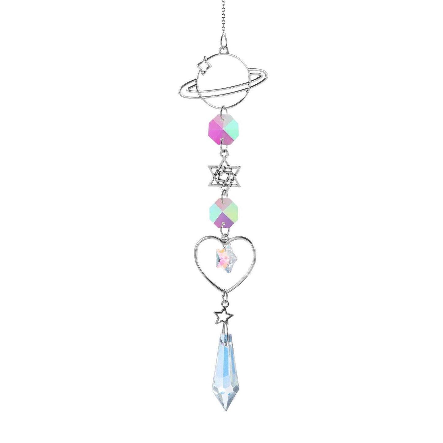 Simple Moon Crystal Ball Suncatcher