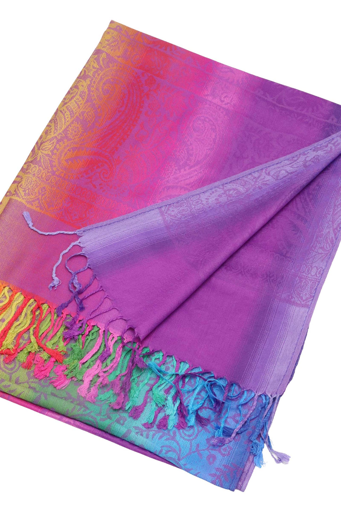 Rainbow Ombre Shawl