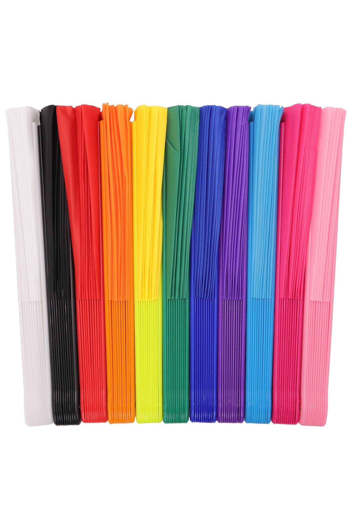 Solid Line Dance Folding Fan
