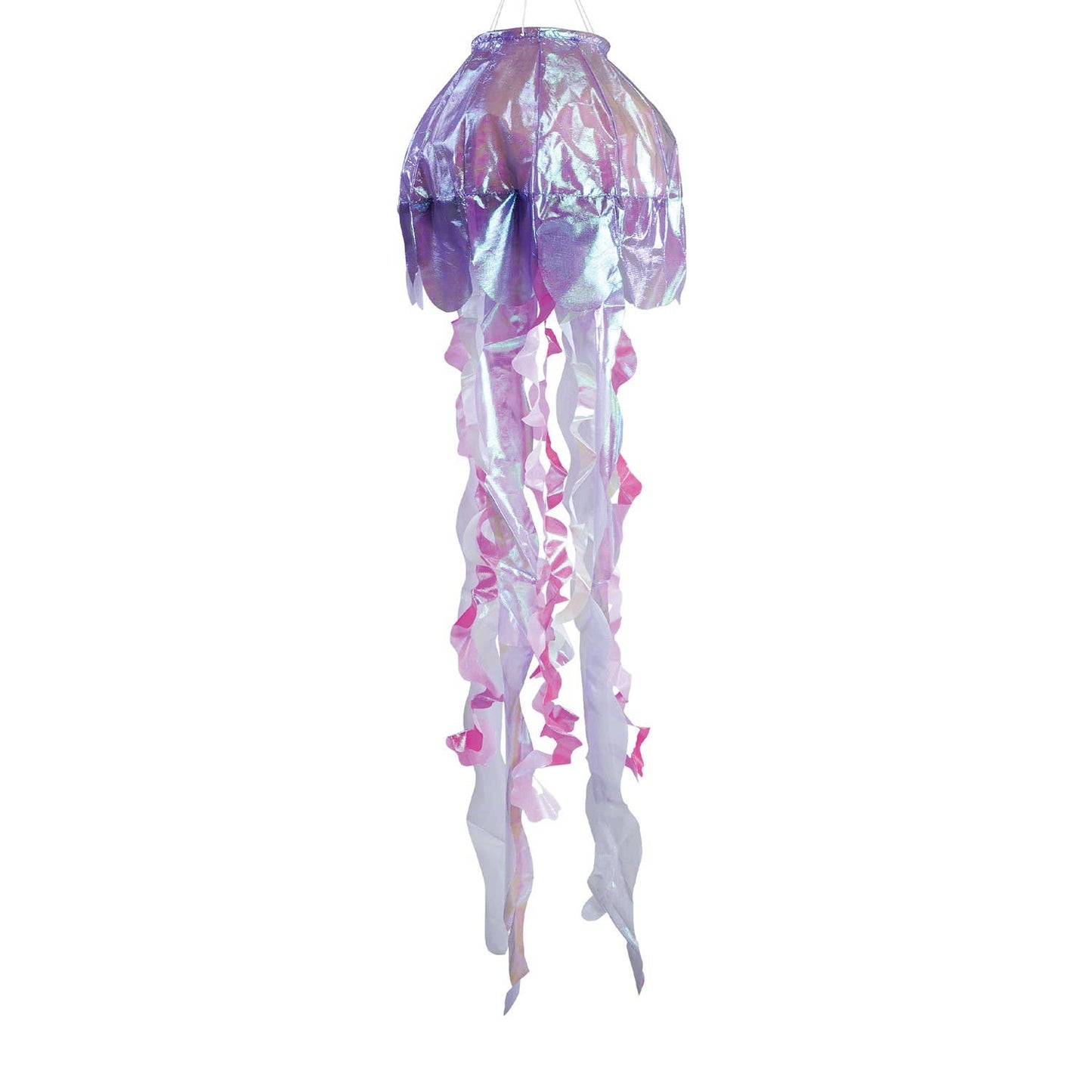 40-inch Purple Iridescent Jellyfish Windspinner