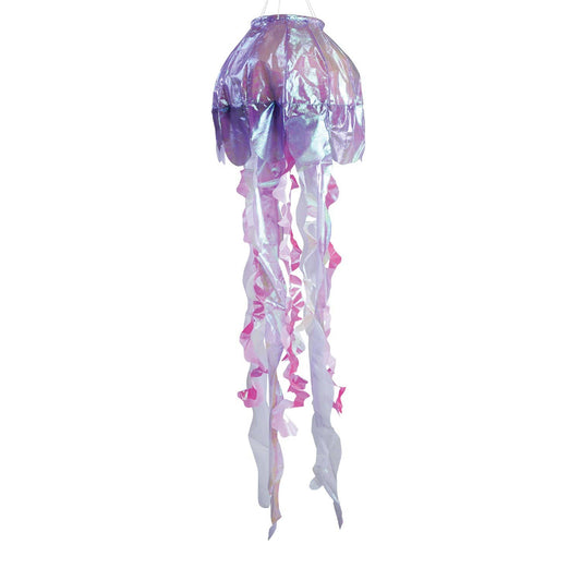 40-inch Purple Iridescent Jellyfish Windspinner