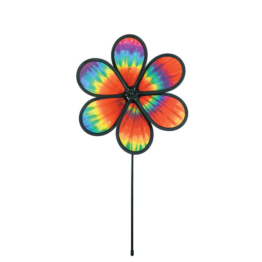 12" Tie Dye Daze Flower Spinner