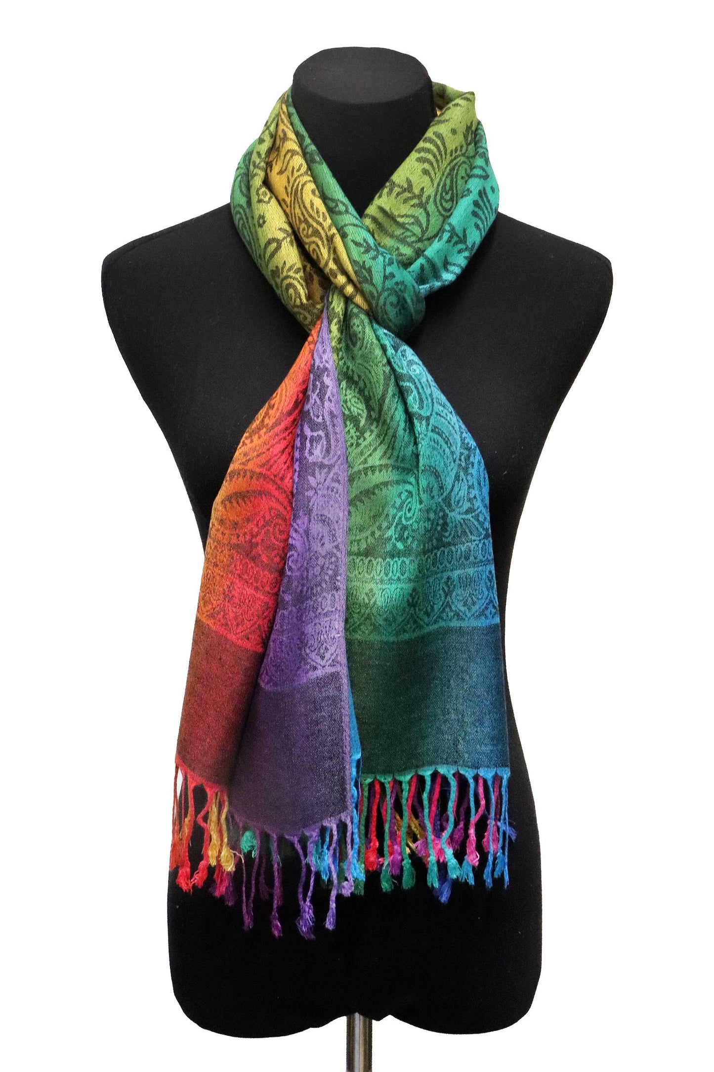 Rainbow Ombre Shawl