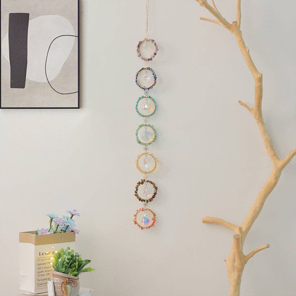 Colorful Crystal Dream Catcher