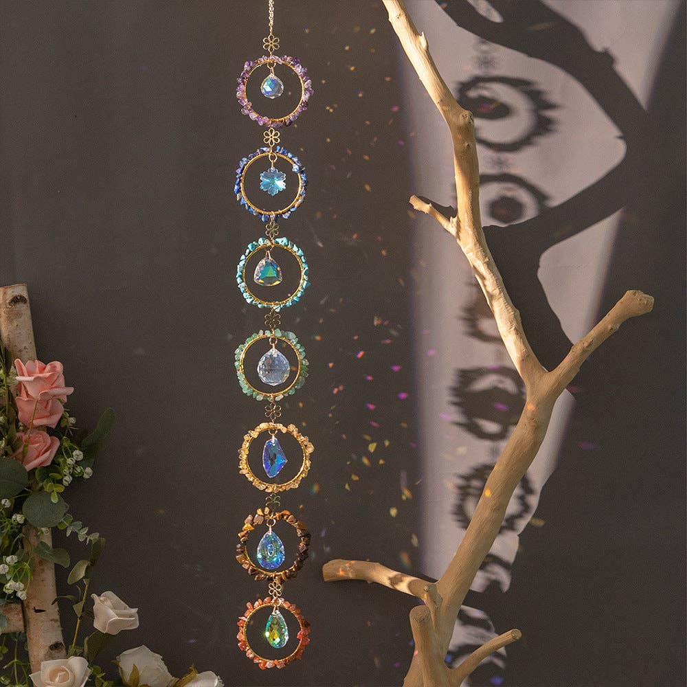 Colorful Crystal Dream Catcher