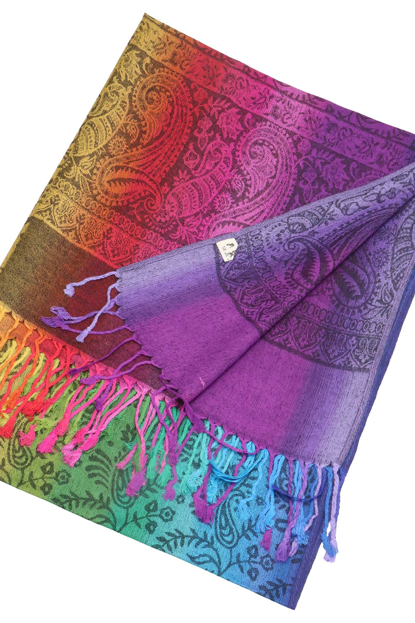 Rainbow Ombre Shawl