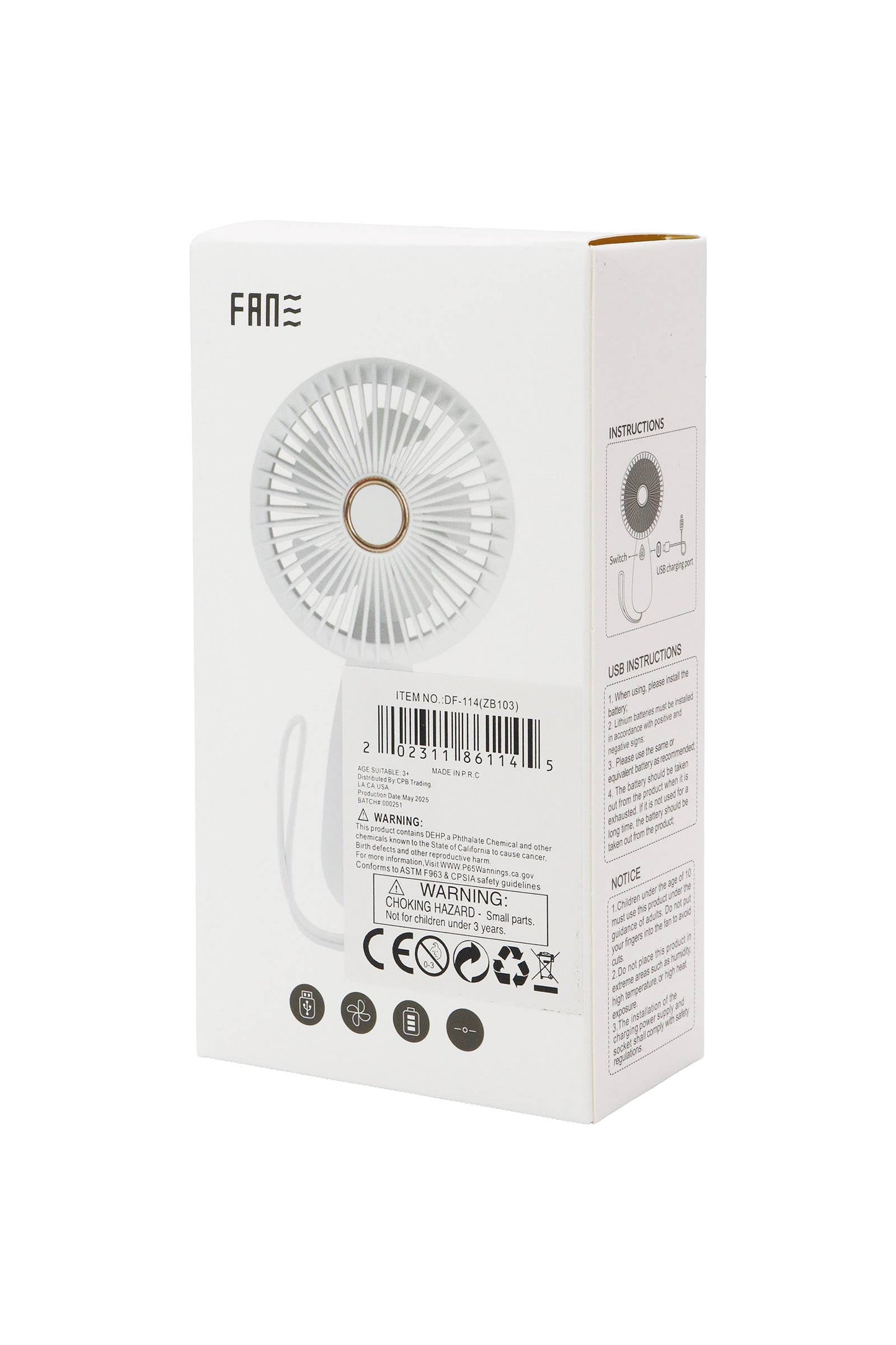 Retro Wrist Strap Electric Fan