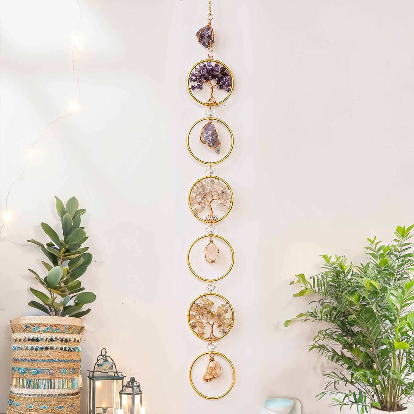 Chakra Gemstone Suncatcher