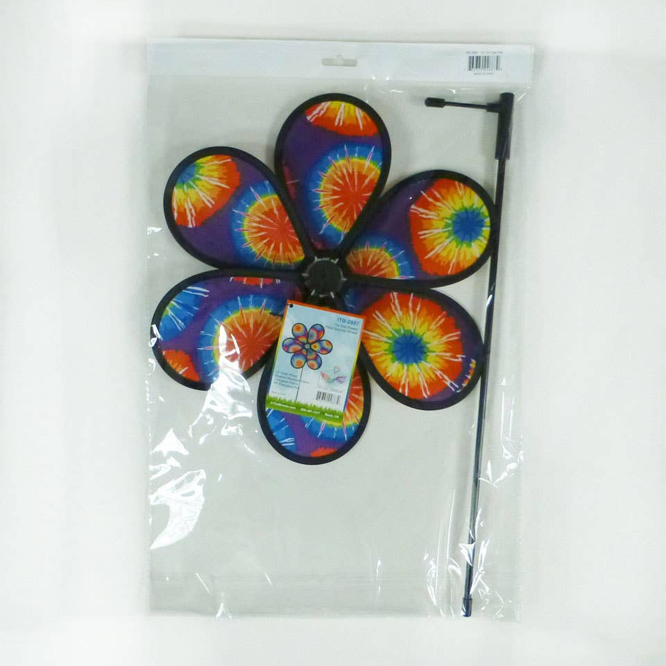 12" Tie Dye Flower