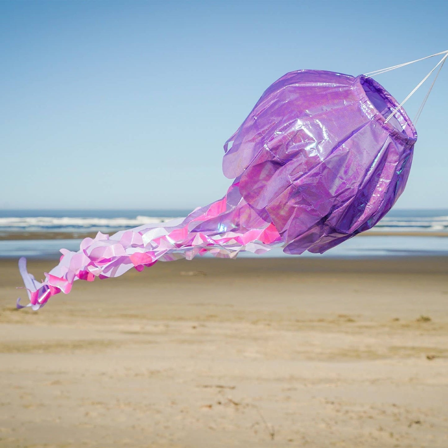 40-inch Purple Iridescent Jellyfish Windspinner