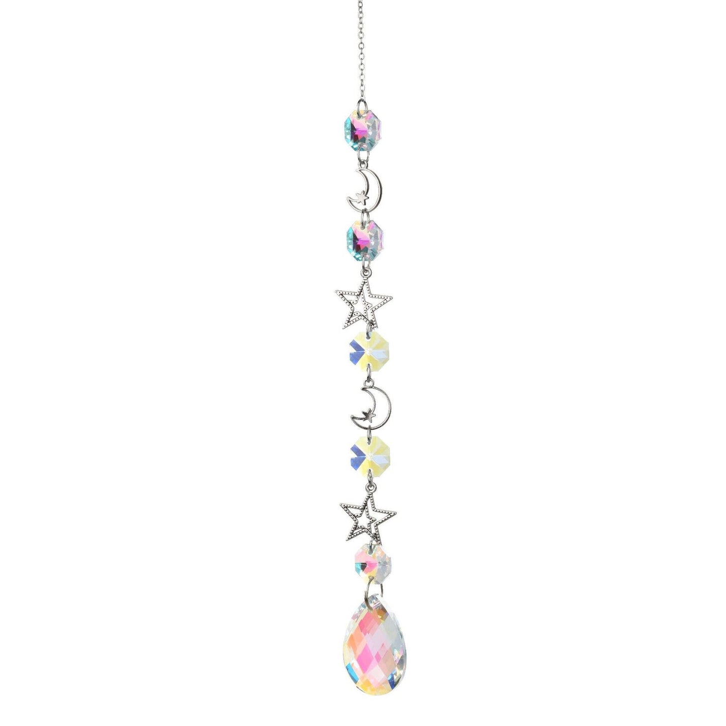 Simple Moon Crystal Ball Suncatcher