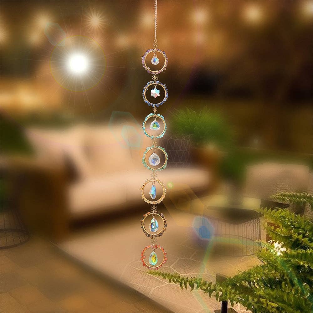 Colorful Crystal Dream Catcher