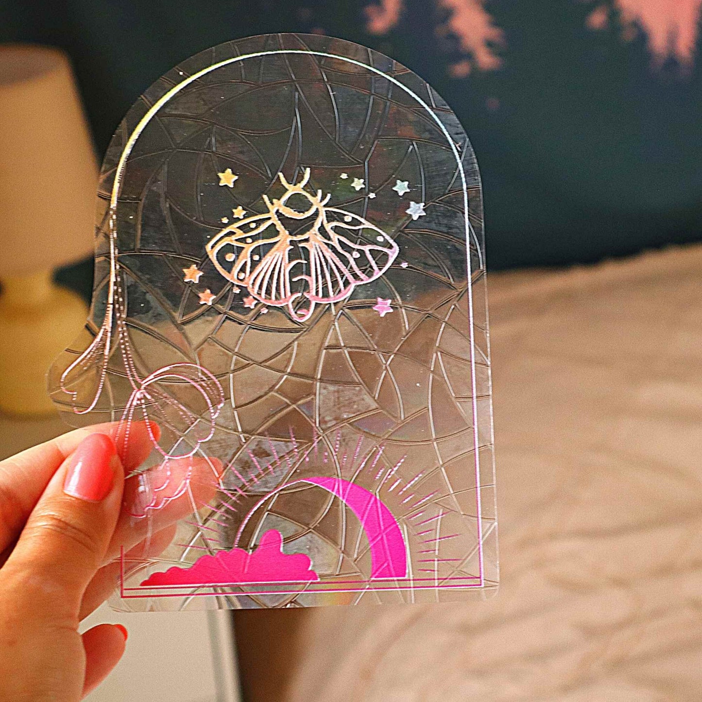 Sun&Moth Suncatcher Window Cling