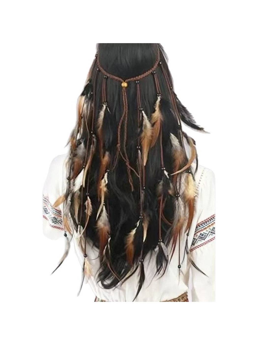 Tribal Feather Hair Garland