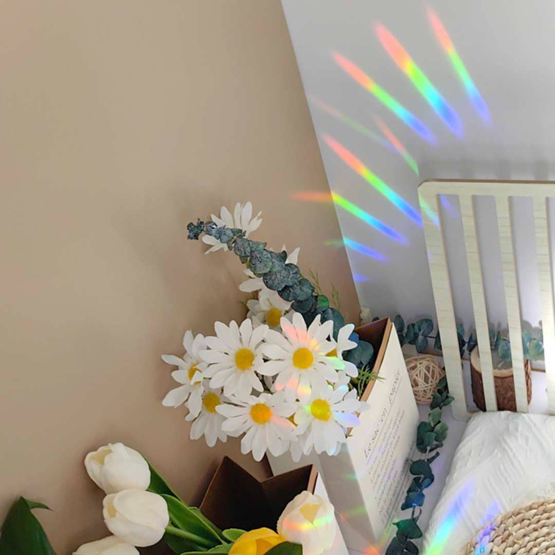 Wild Spirit Suncatcher Window Sticker – Rainbow Boho Decor